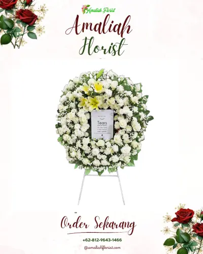 Krans Bunga Duka Cita kebayoran baru